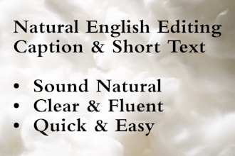 edit your english social media captions to sound natural and engaging