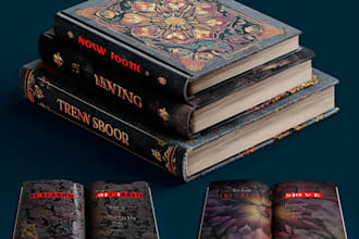 design fantasy, sci fi, horror and dystopian book cover art