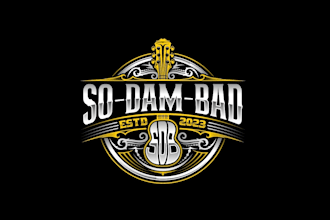 create awesome and gorgeous guitar guitar logo design