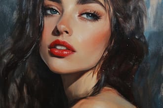 renaissance art oil painting portrait