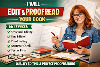 do book editing an proofreading