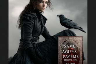 create a fiction and fantasy book and ebook covers