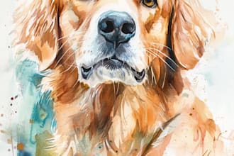 make a pet caricature portrait