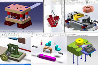 design parametric solidworks 3d cad models for manufacturing and 3d printing