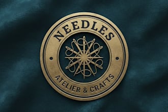 design a unique needles logo for your brand