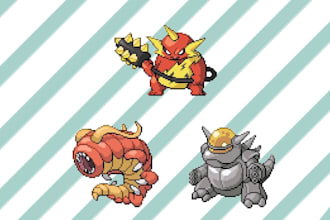 make pokemon or fakemon sprites