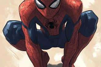 superhero character for comics