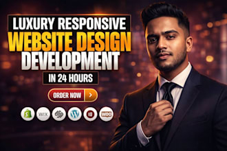 build luxury website design and website development