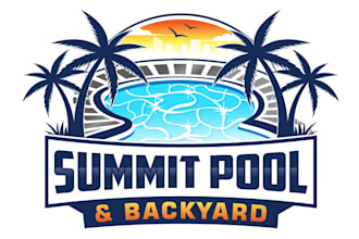 design a professional pool logo