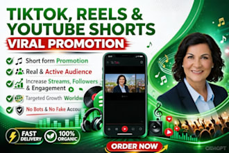 edit viral short form videos for tiktok, reels and youtube short promote