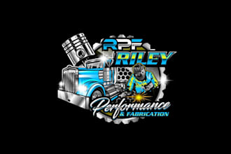 create awesome gorgeous automotive and diesel mechanic logo design