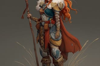 design fantasy character art and fantasy character art