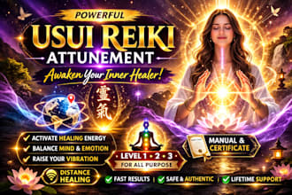 perform powerful usui reiki attunement to unlock your healing energy