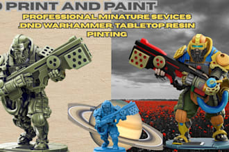 3d print and paint miniatures warhammer painting dnd resin