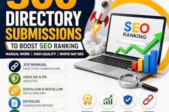 do manual directory submission SEO backlinks service