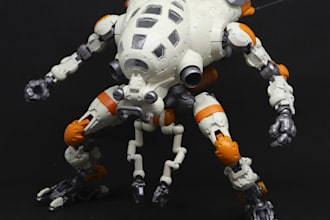 do custom robotic articulated toys,action figurine,bjd,cut and key model,3dprint