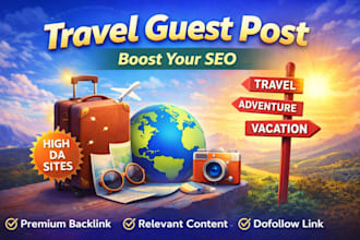 do high da travel guest posting for SEO