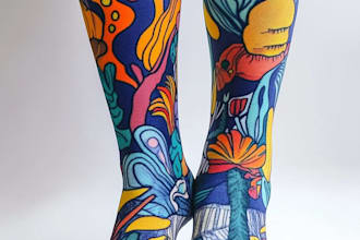 design custom and unique socks design