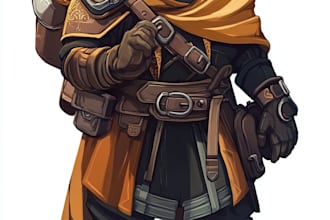 draw 2d game character or 2d game character