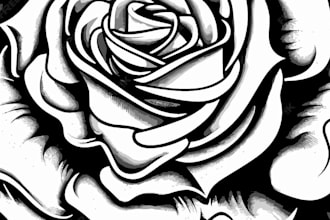 design unique handdrawn persian calligraphy tattoo