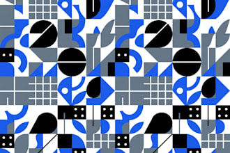 design custom seamless textile pattern