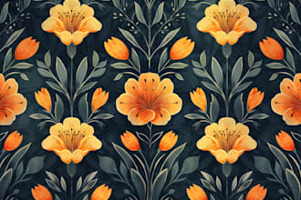 draw seamless pattern design for fabric, stationery, packaging