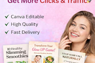 design viral pinterest pins for health and beauty niche