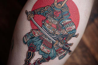 a tattoo design of tattoo sleeve