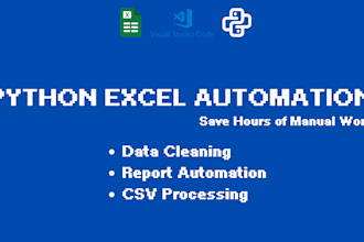 automate your excel and CSV workflow using python