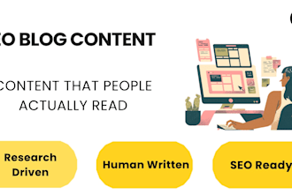 write keyword researched SEO blog posts