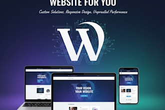 design, develop and edit your wordpress website