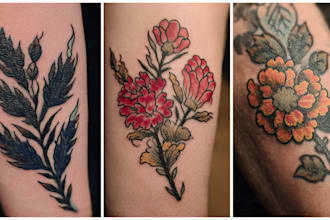 create old school or traditional tattoo design