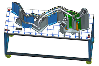automotive fixtureautomotive pipe fitting gaugeautomotive profiling fixture