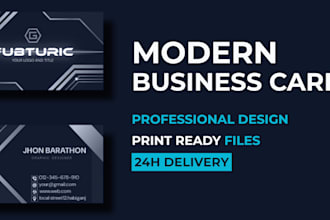 design modern business card