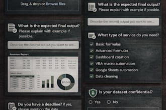 do microsoft excel and google sheets tasks with formulas and vba with ai