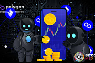 make a polygon bot, arbitrage bot, meme coin trading bot on solana xrp bot