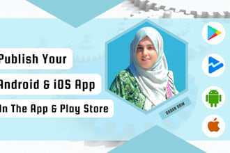 publish your app to google play and apple app store