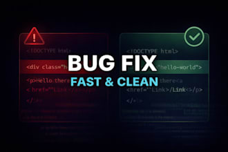 fix bugs and optimize your website for speed