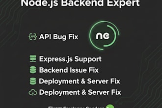 fix nodejs express or API bugs and backend issues