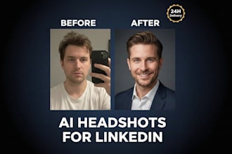 create realistic headshots for linkedin and corporate profiles