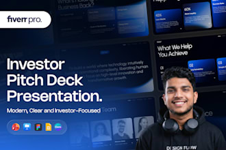 design investor pitch deck presentation