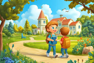 illustrate whimsical and professional children books