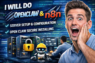 do n8n fix openclaw setup open claw secure installation server deployment ollama