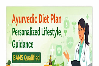 create ayurvedic diet plan and life style consultation