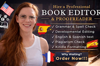 proofread copy edit grammar check spanish french german text novel book editor