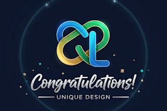 design a fun and celebratory congratulate logo for your brand or event