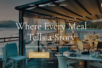 build a modern, fast and responsive website