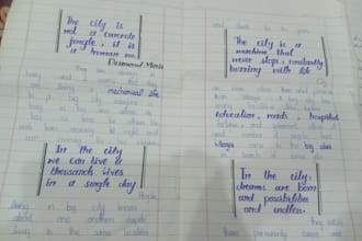 do fast urdu english typing and beautiful handwriting