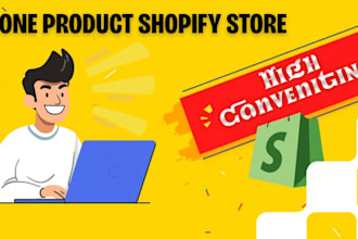 create a high converting one product shopify store