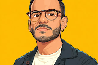 design vector cartoon portrait